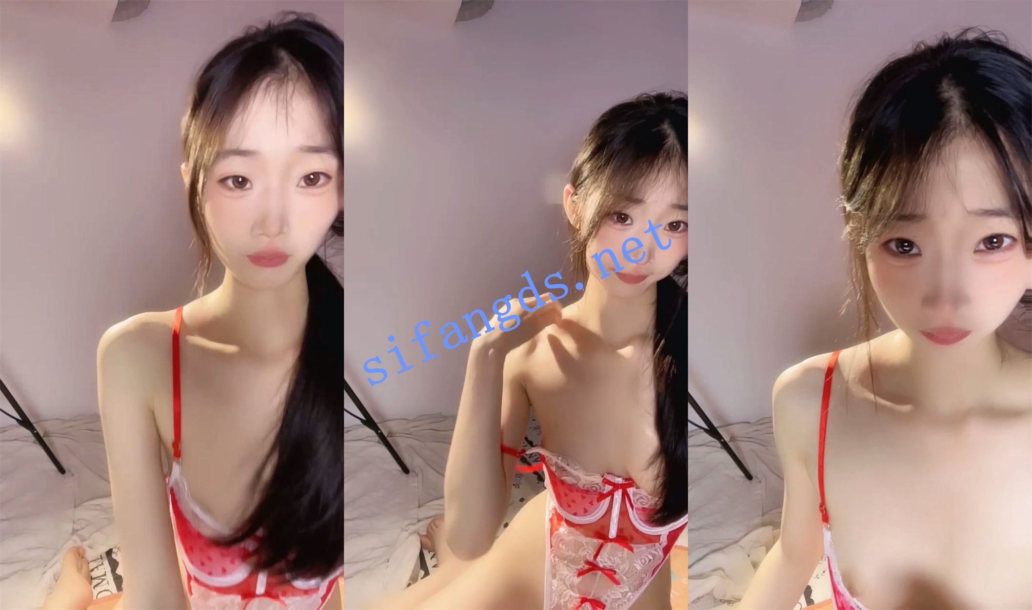 超清纯少女！【呆呆小羊儿】身材纤细 超诱人~道具自慰~！