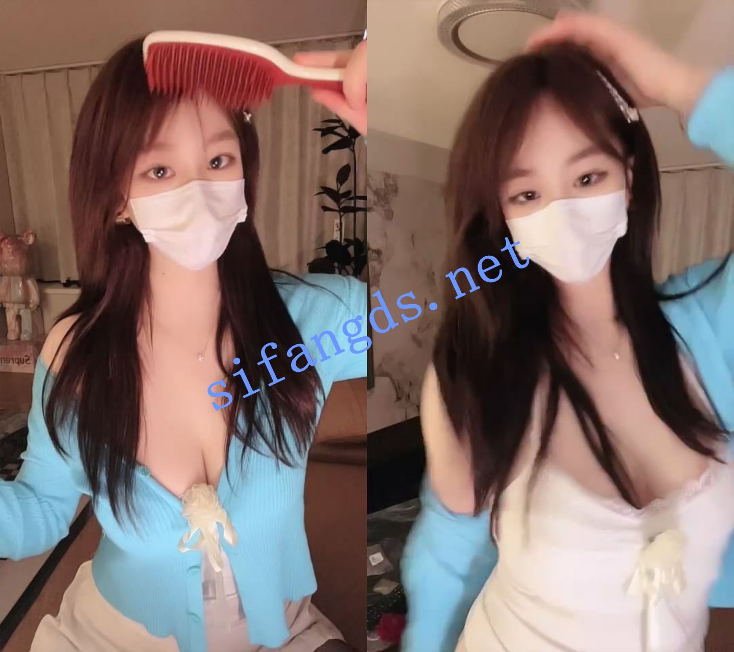 ██【妤菲菲】带上大红花，档次提高很多，大奶道具自慰