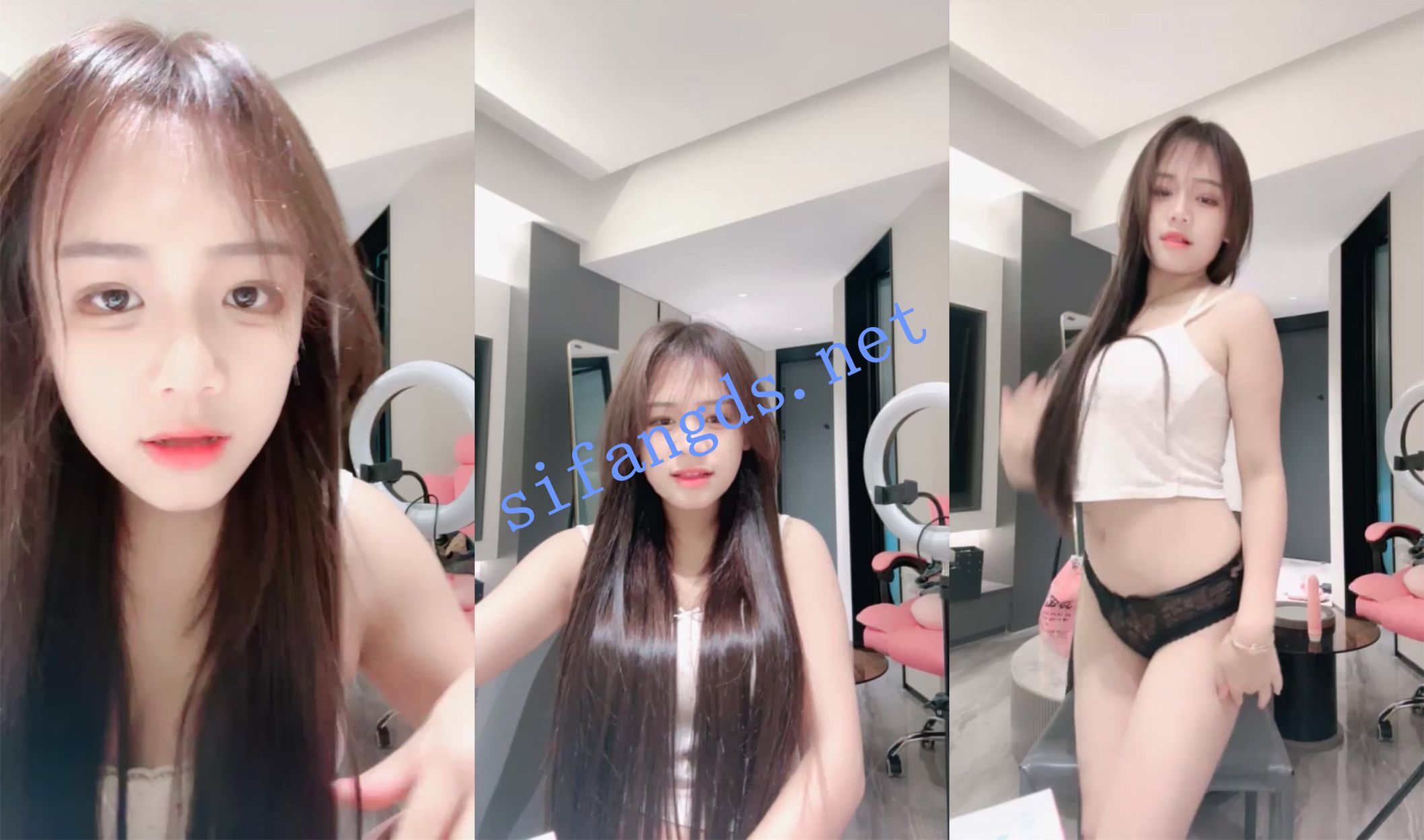 清纯学生妹！【狐狸精】雪白玉体~美乳 肥美鲍鱼 道具自慰~2