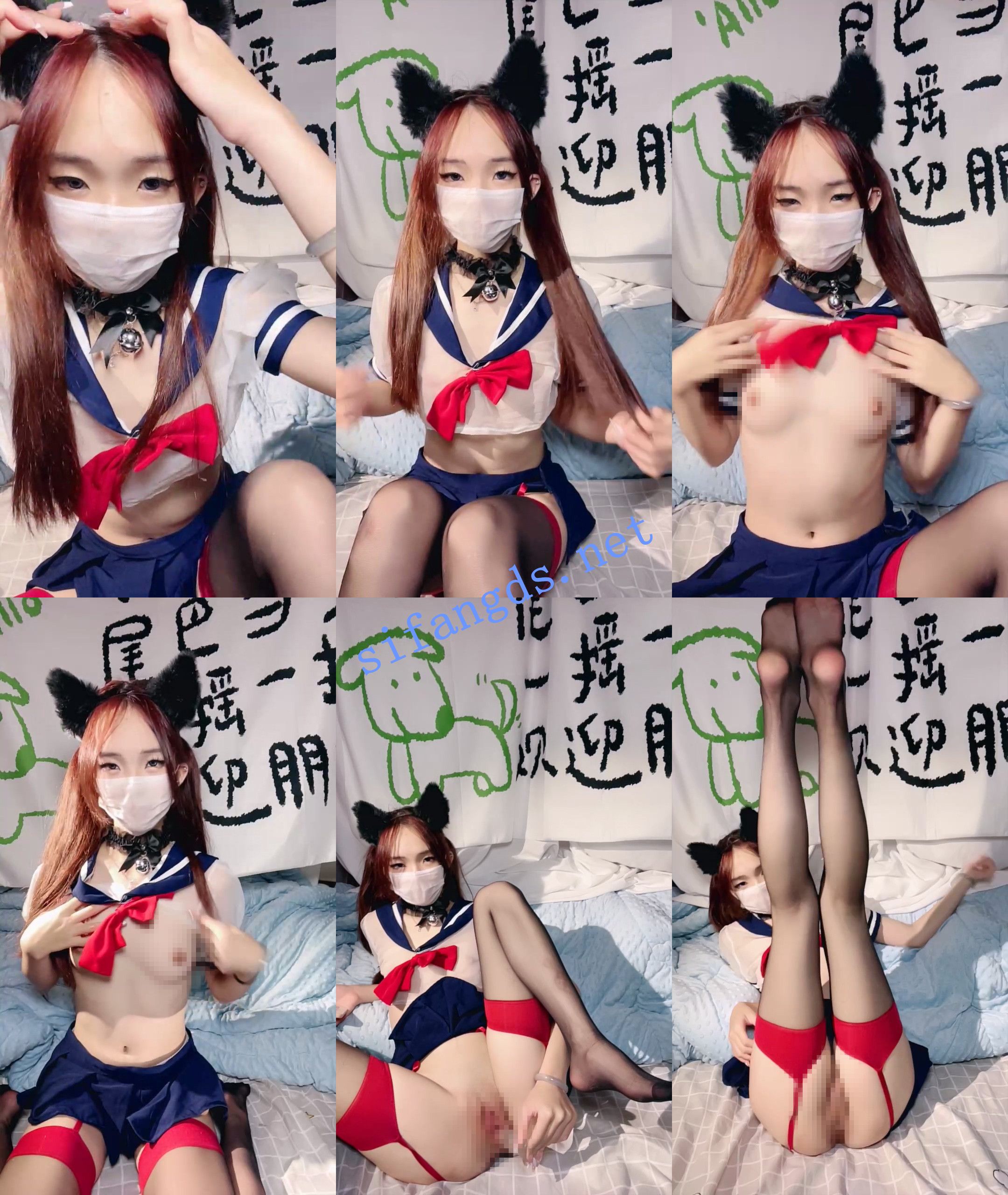 【你的鱼宝】邻家小女孩~JK学生服~道具自慰爆菊~喷水