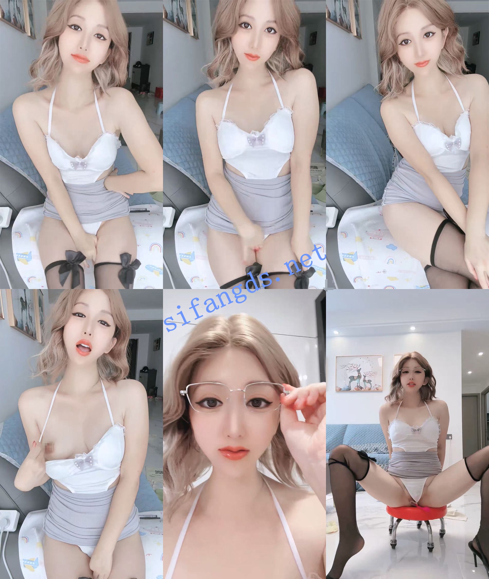 卧槽~美爆炸了【曦玥】白皙肌肤 妖娆性感 爆插喷水流白浆~