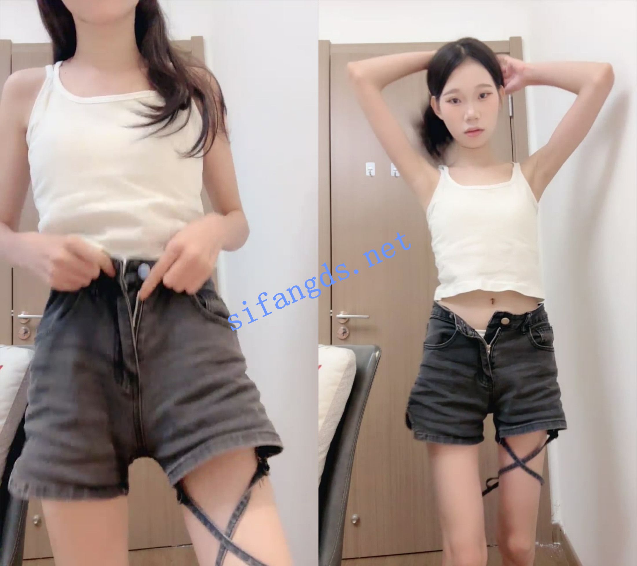 ██【广西嫩妹】骨感美女，飞机场学生妹，收费房自慰秀2