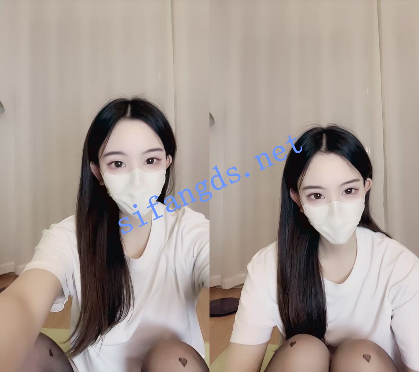 ██极品新人~【月宝吖】戴着口罩都感觉很漂亮，首场大秀