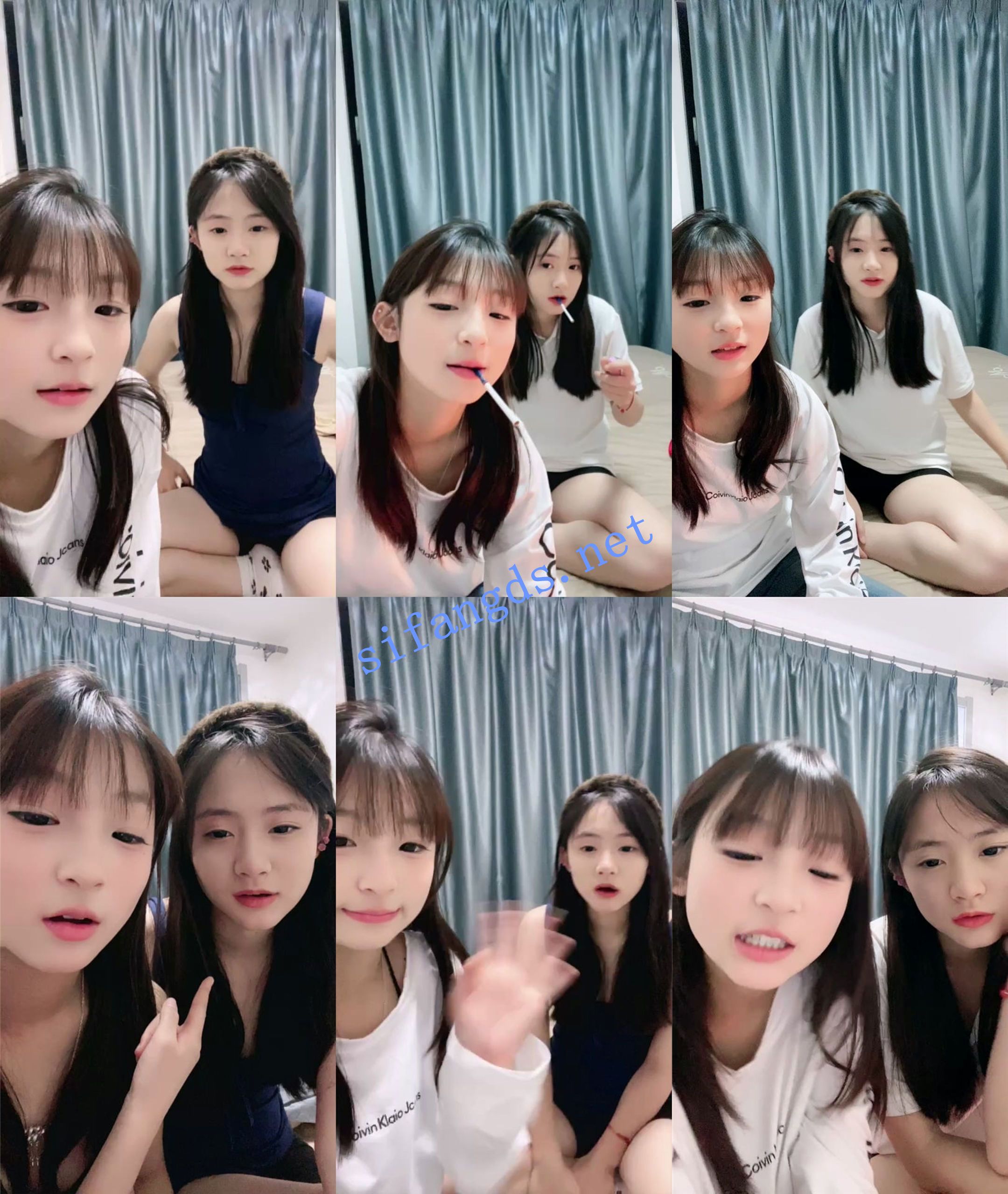 ☑️新人！两个学生跳裸舞~【双人童颜巨乳】裸舞~自慰~爽~