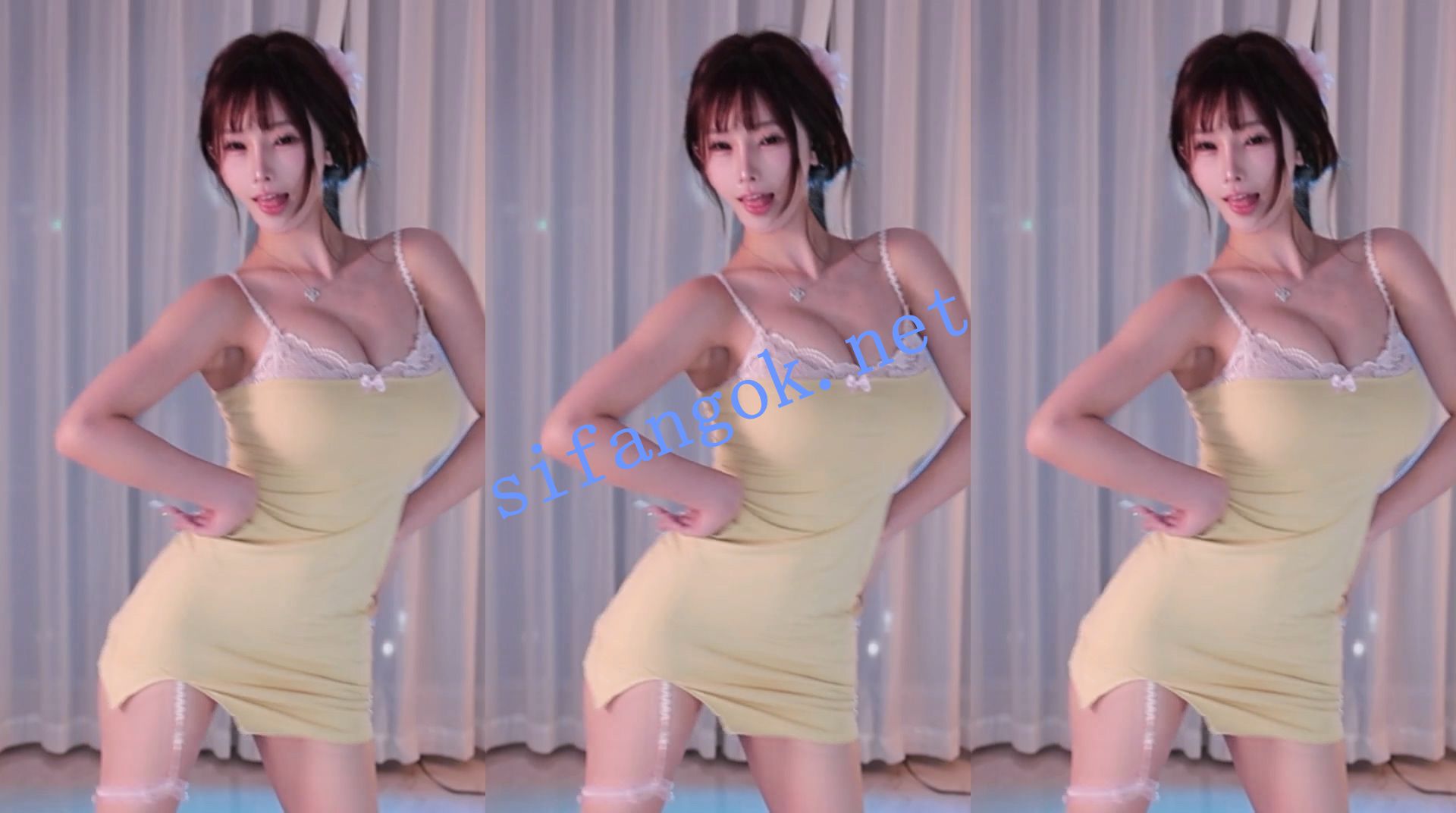 斗鱼 小悦光 高颜巨乳 大尺度骚舞 抖胸舞 肩带滑落继续跳