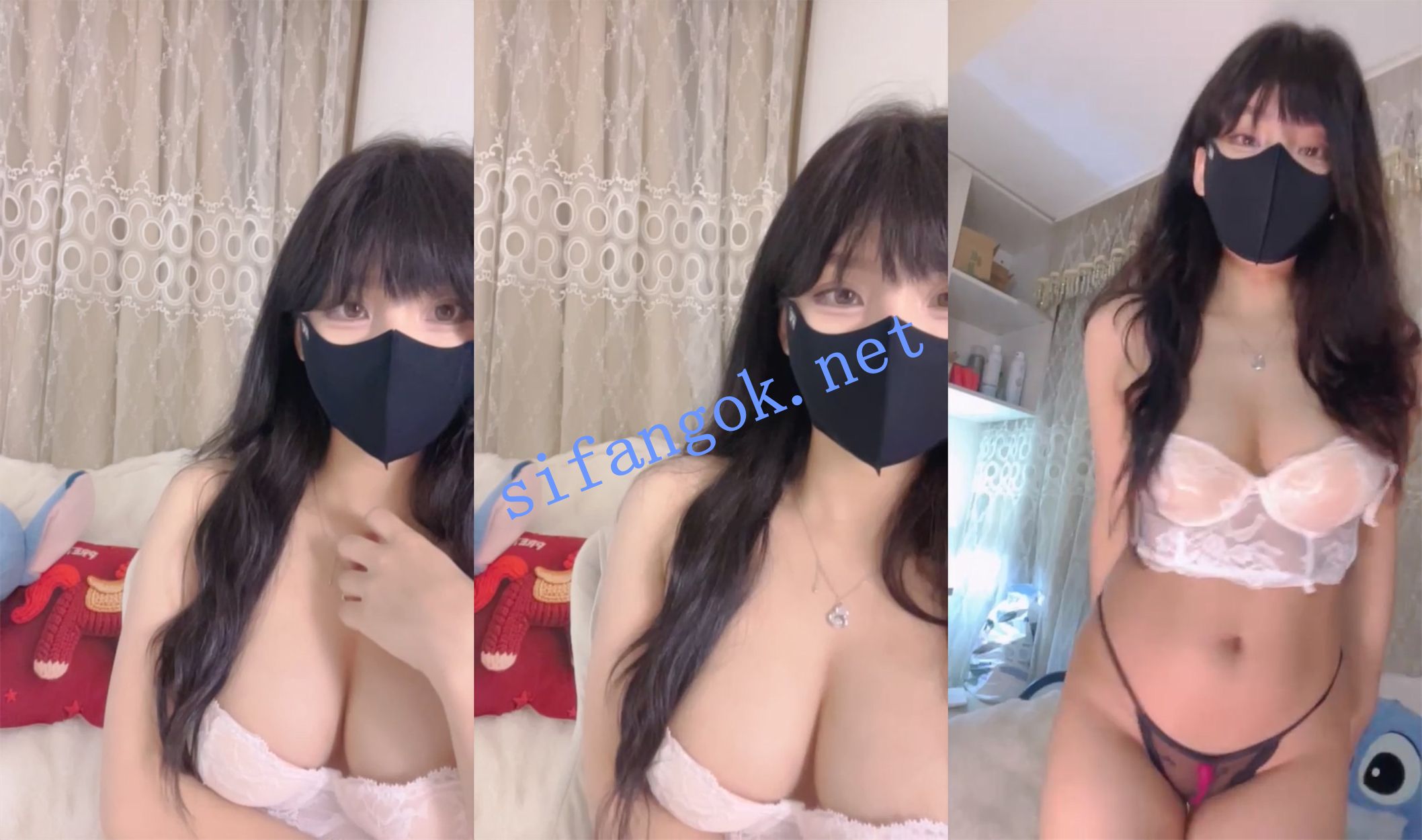 √新秀！口罩女神~【小如ovo】名器一线天粉穴 抠屄高潮喷水