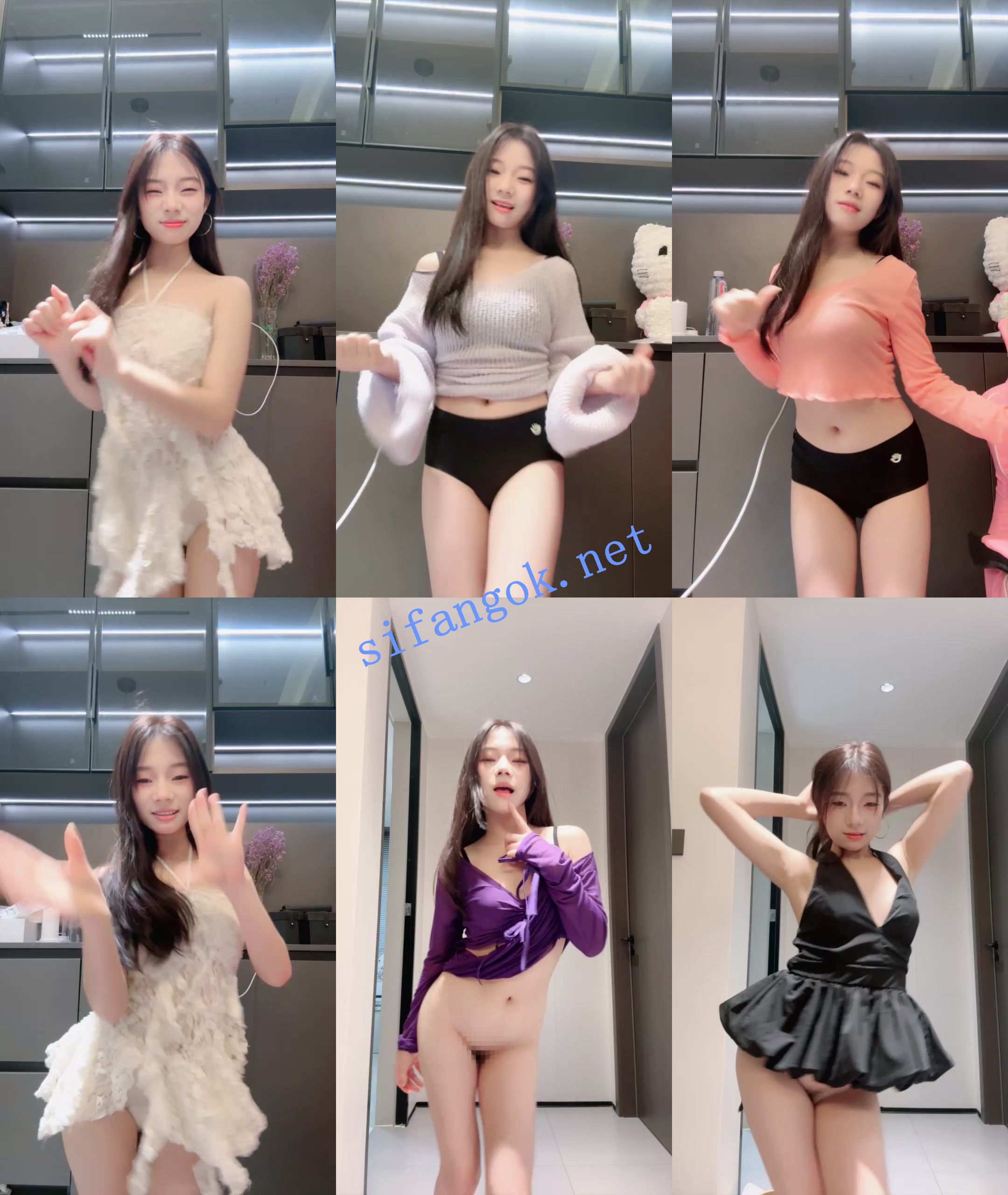 【吧啦】舞蹈女学生! 全裸骚舞~全裸沐浴~道具自慰~喷水!