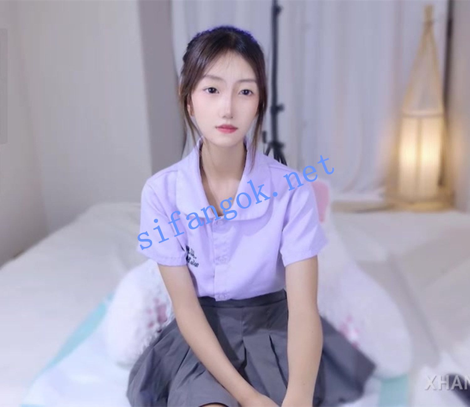 ST颜值担当~万人求~【hanbaobao】皮肤好光滑，抹油自慰