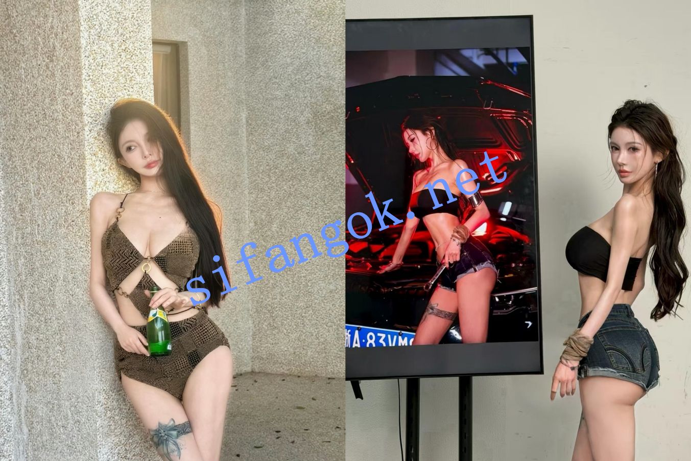 老牌极品身材网红-孔思雅(美丽熳)性感写真及啪啪福利！