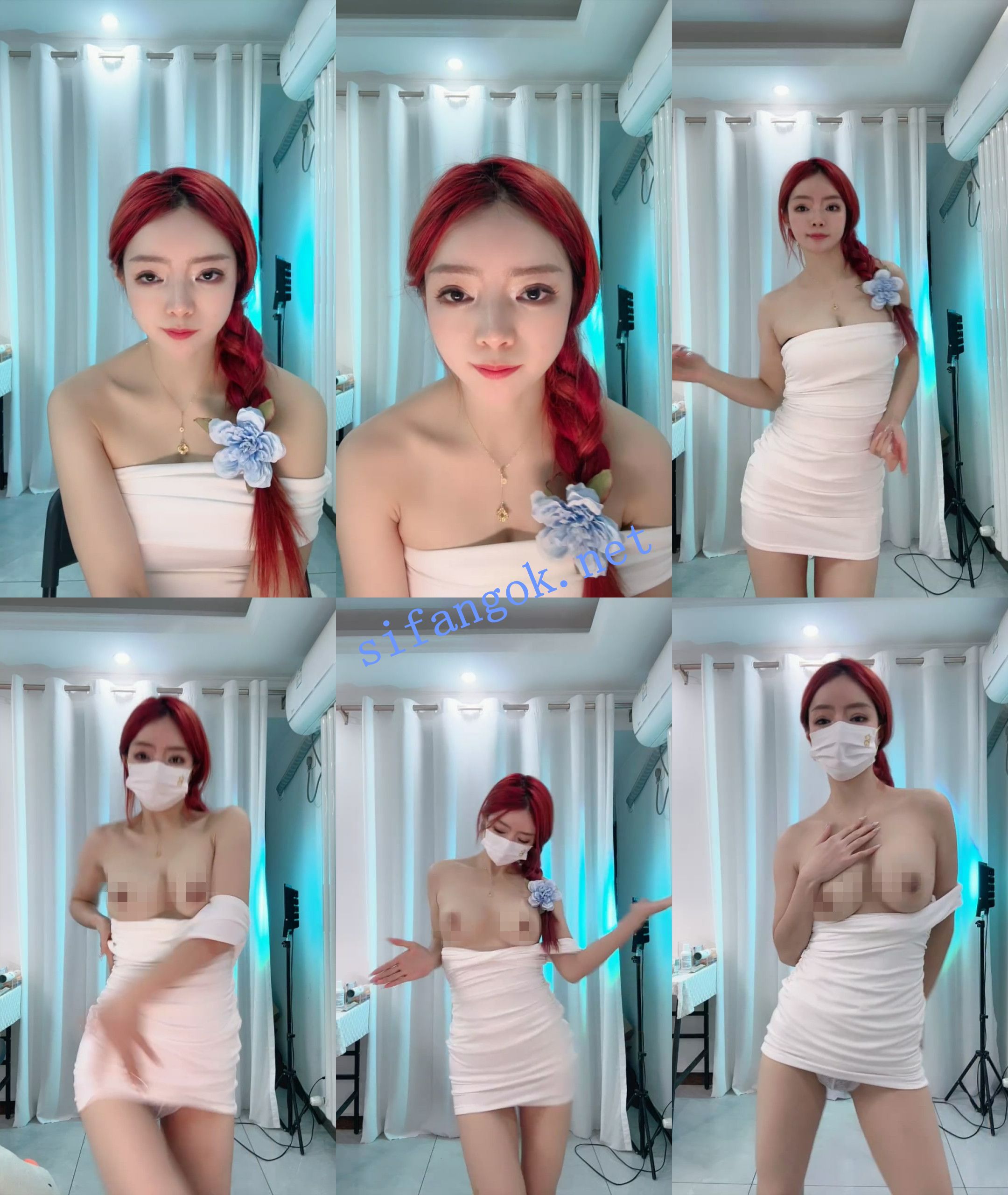 ~绿播女神~露点了！【无虞】狂跳抖音热门歌曲~超级劲爆！