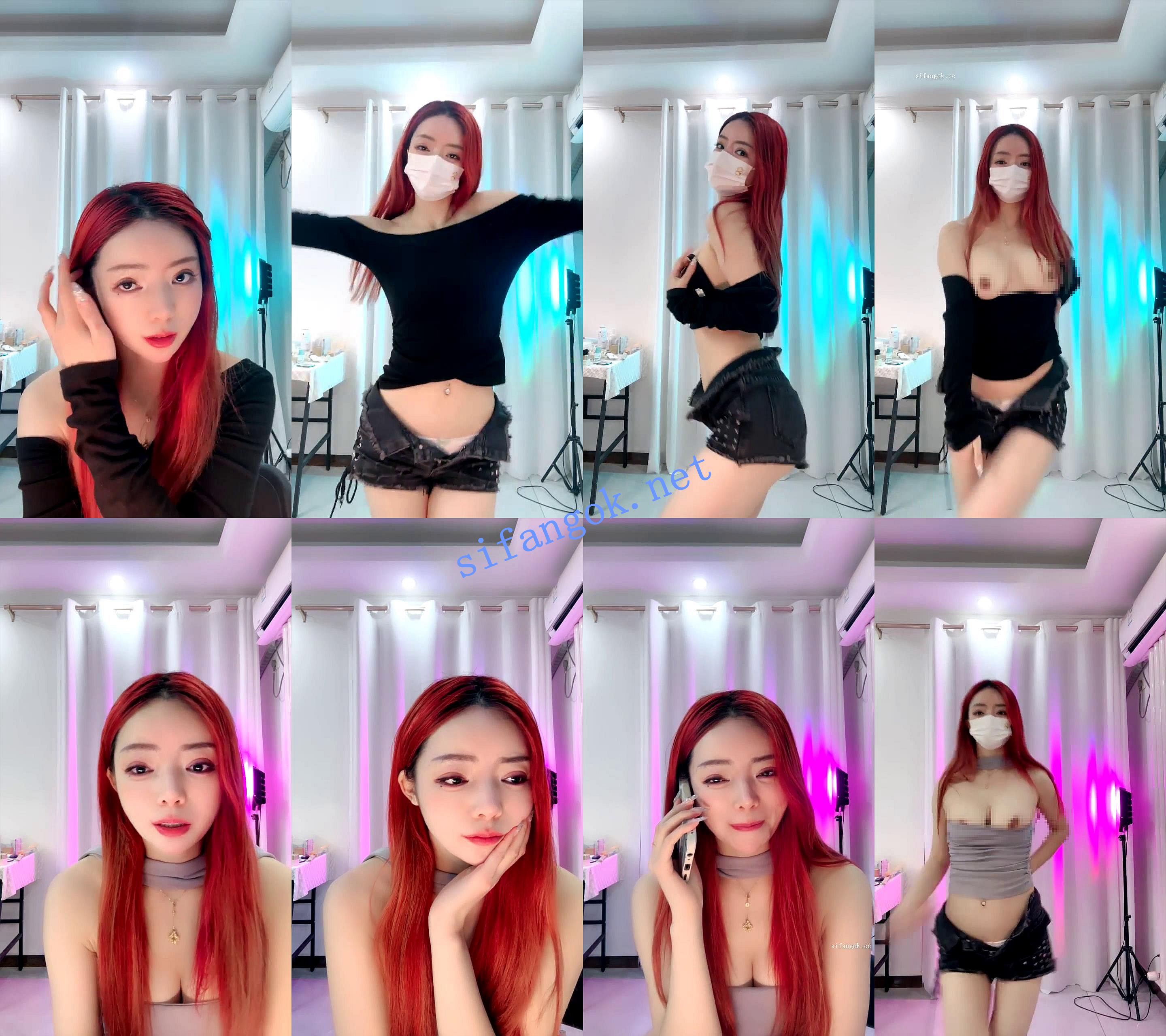 舞姬【星星碎了】尤物舞神尺度越来越大~透纱丁字裤裸嗨