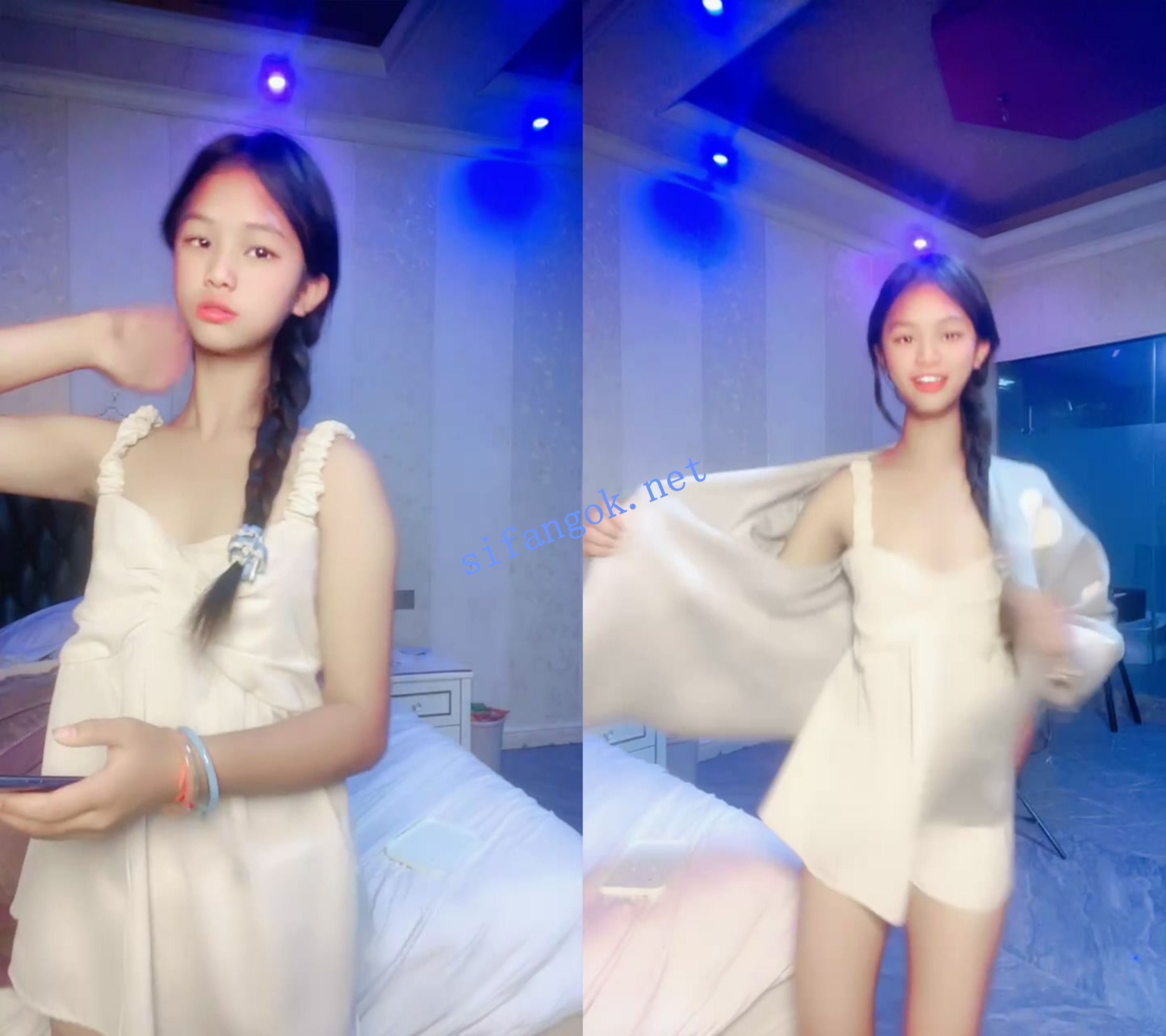 ██【活泼的安欣】小妹妹下海直播，露奶露逼赚点过年费