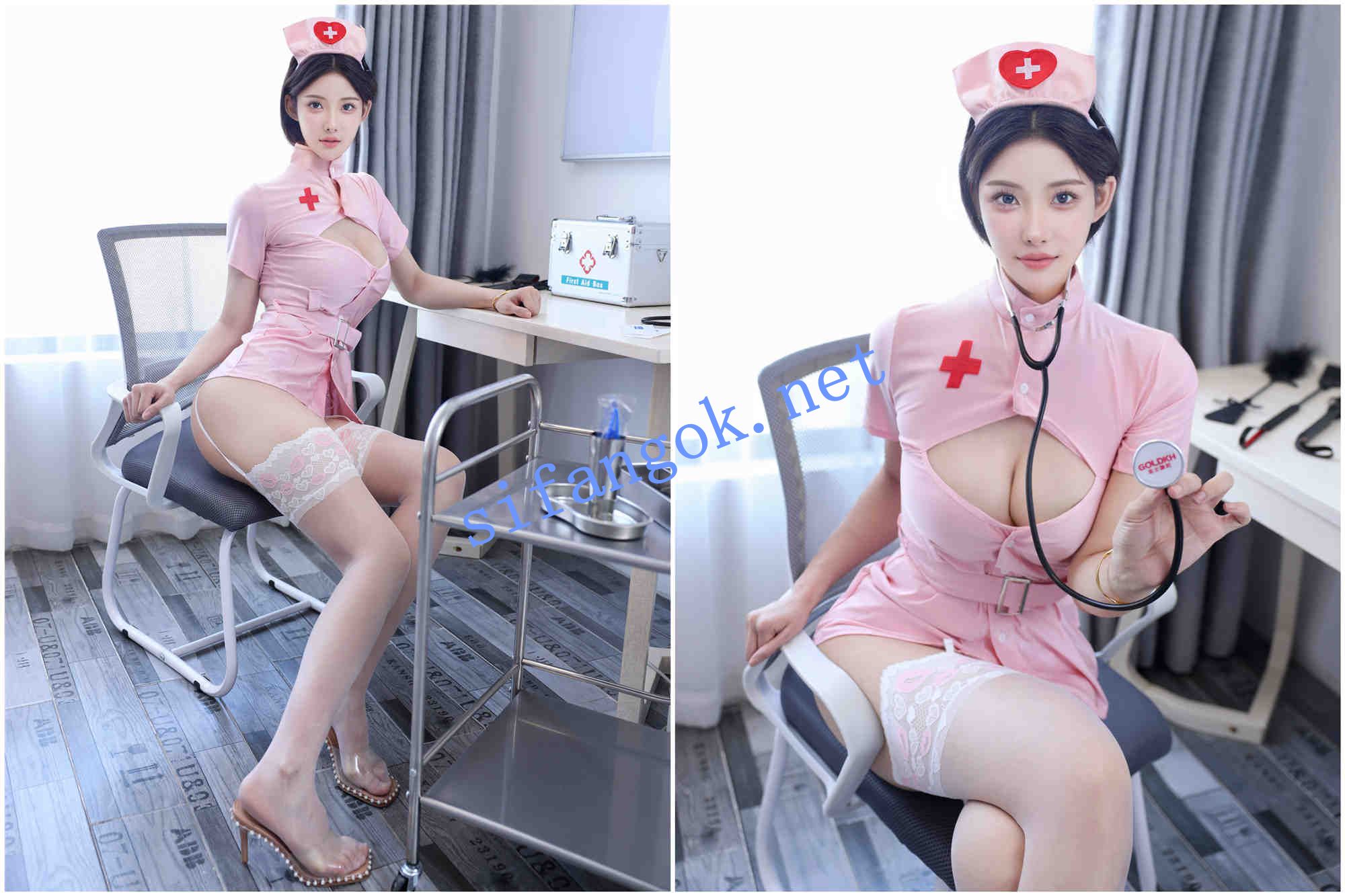 【永久专享 】秀人网 梨霜儿 高颜值美女 性感小护士 和病人啪啪