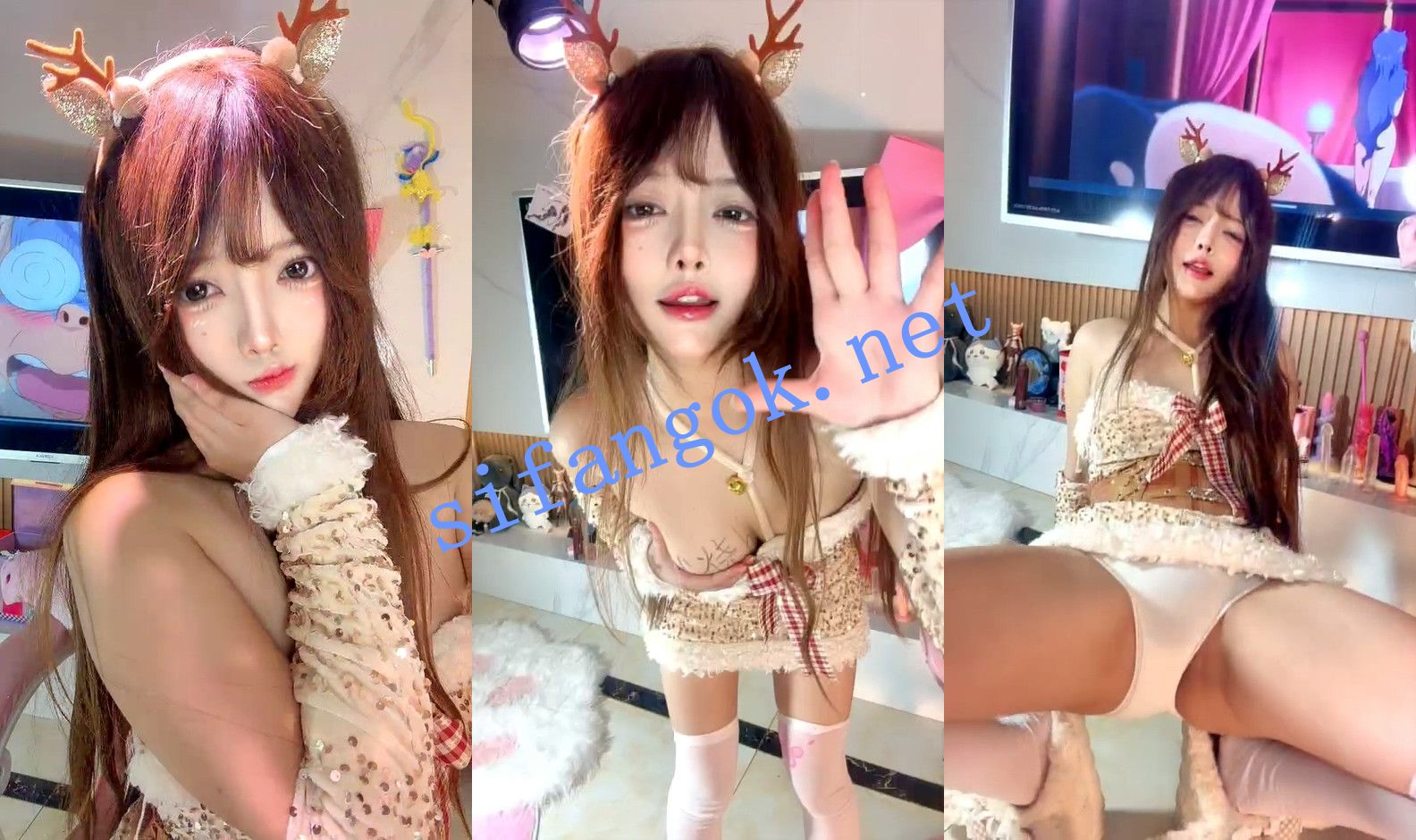 20小时核弹！【张晚萌】二次元萌妹各种服装道具爽歪歪~