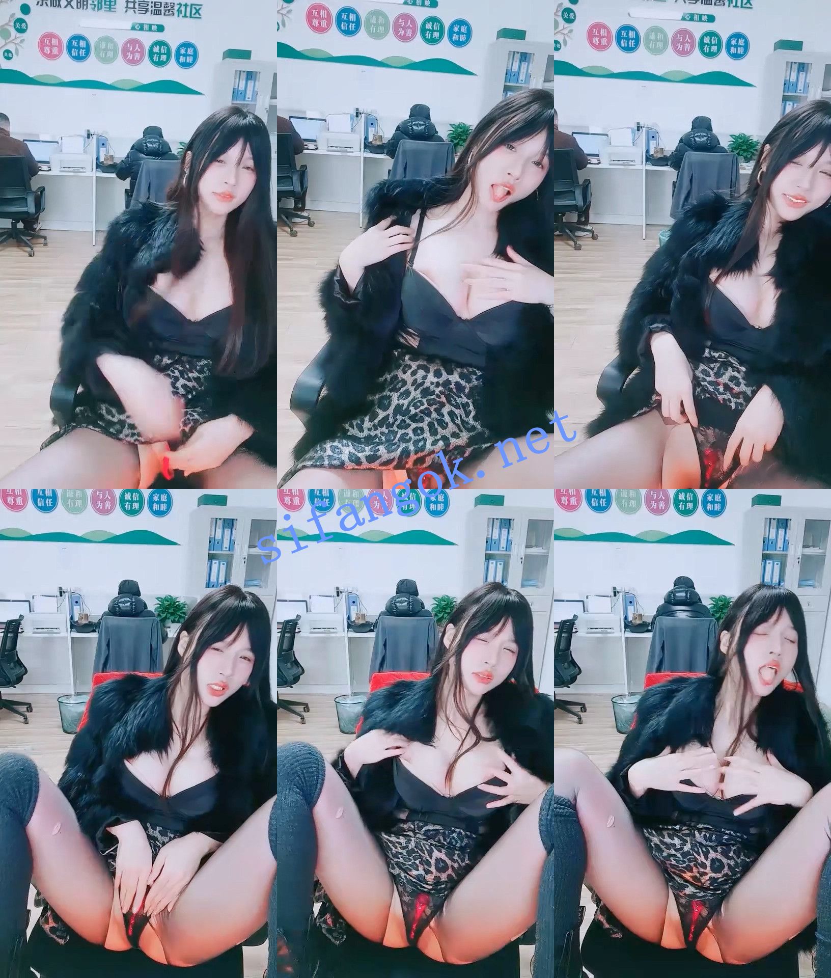 ♆♆【晚安樊樊】颜值白领~! 上班偷播~背对同事~真空跳蛋~13