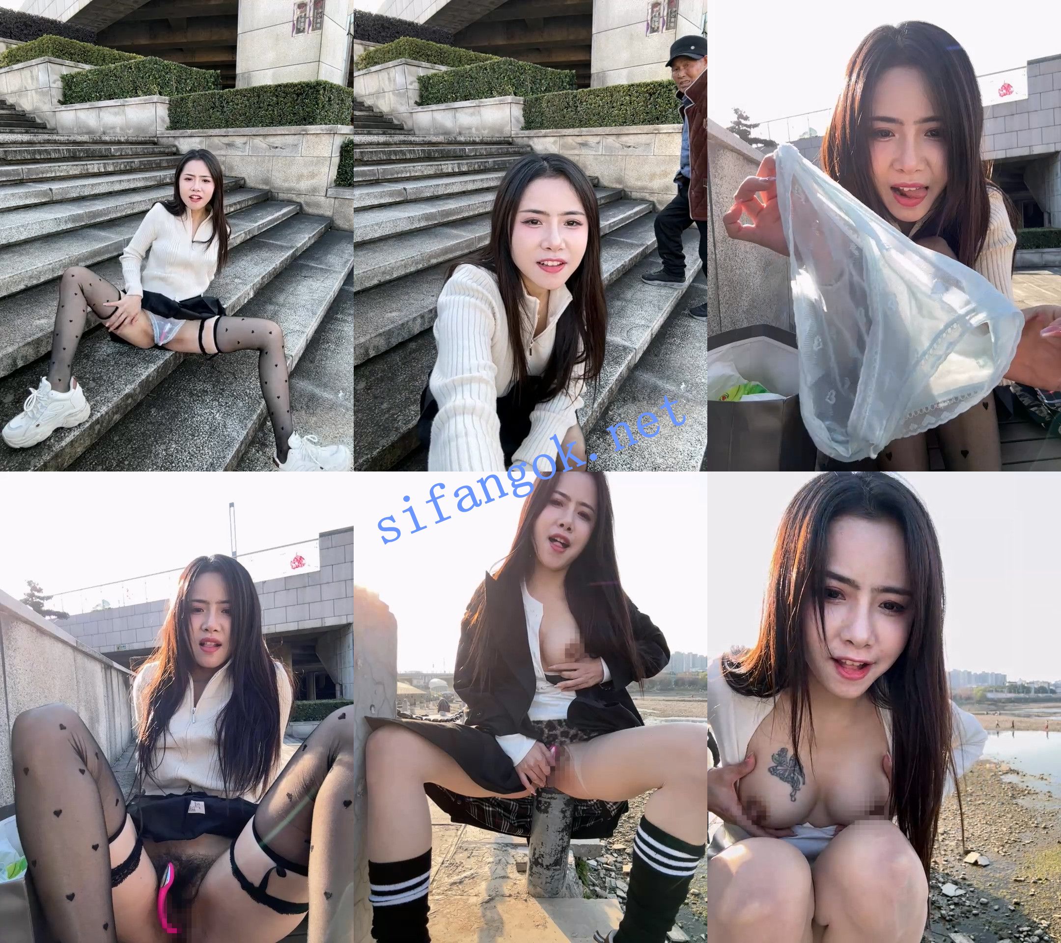 stripchat【qingqing-ss】户外!监控底下~餐厅~网吧~自慰喷水!