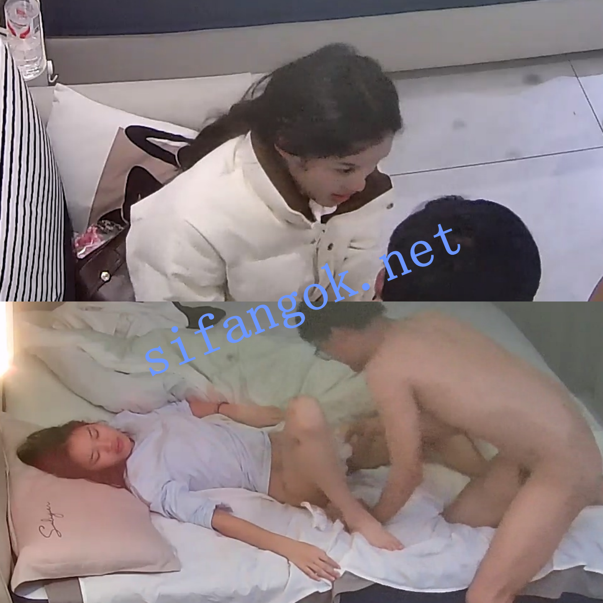 ⭐酒店偷拍:高校娇小学妹被男友带到酒店生涩做爱