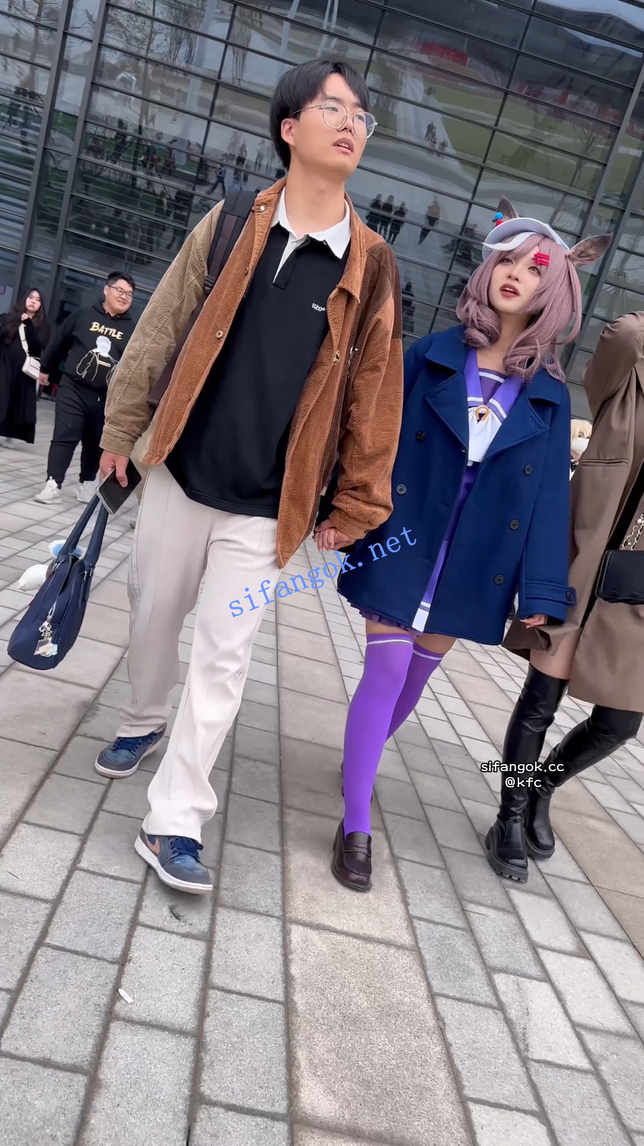 【KFC】两部学生妹短片小合集·白色窄内和粉色内内前后CD