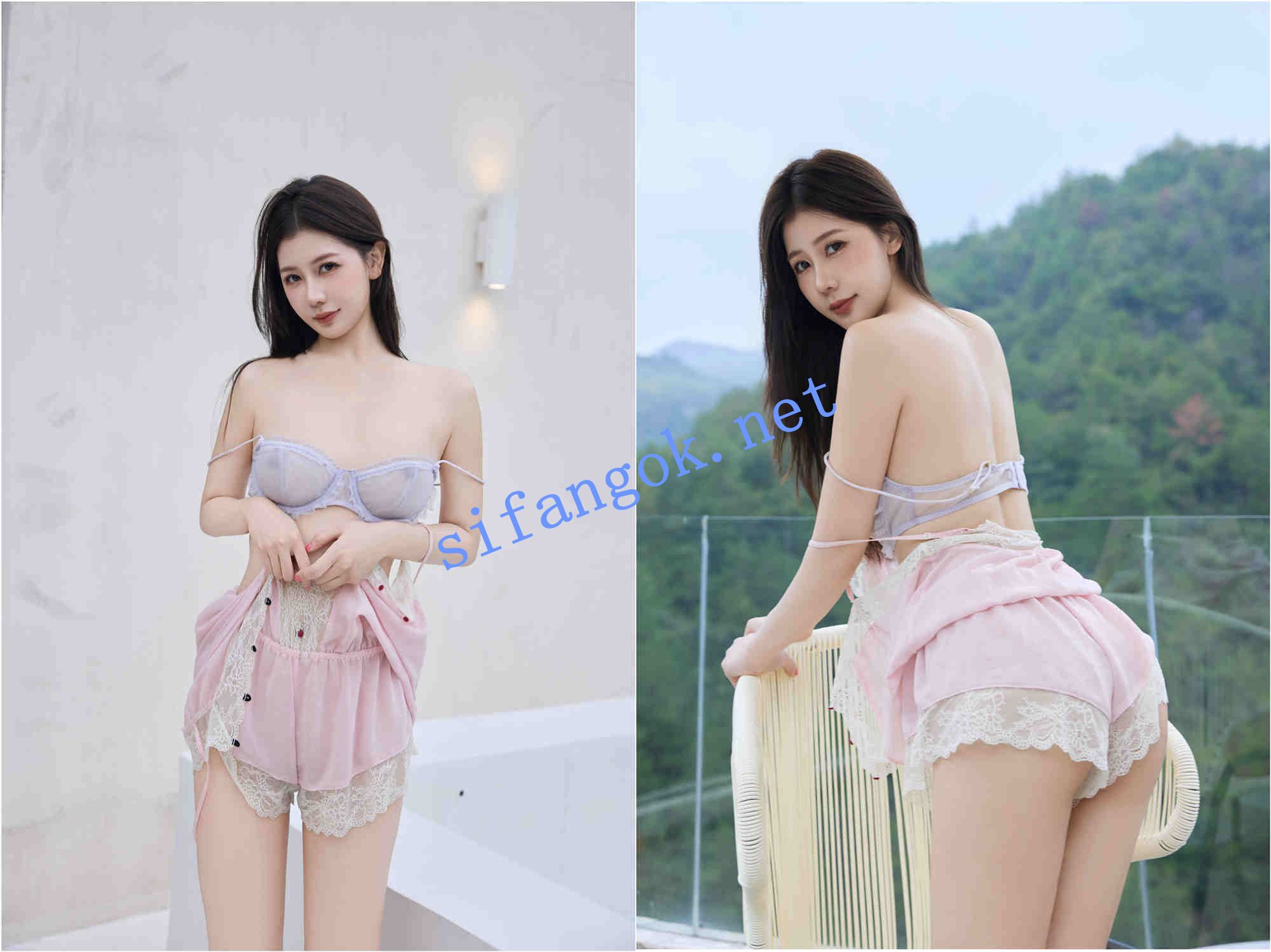 重磅秀人网 尹甜甜泳装 出水芙蓉 高价大尺度漏三点！