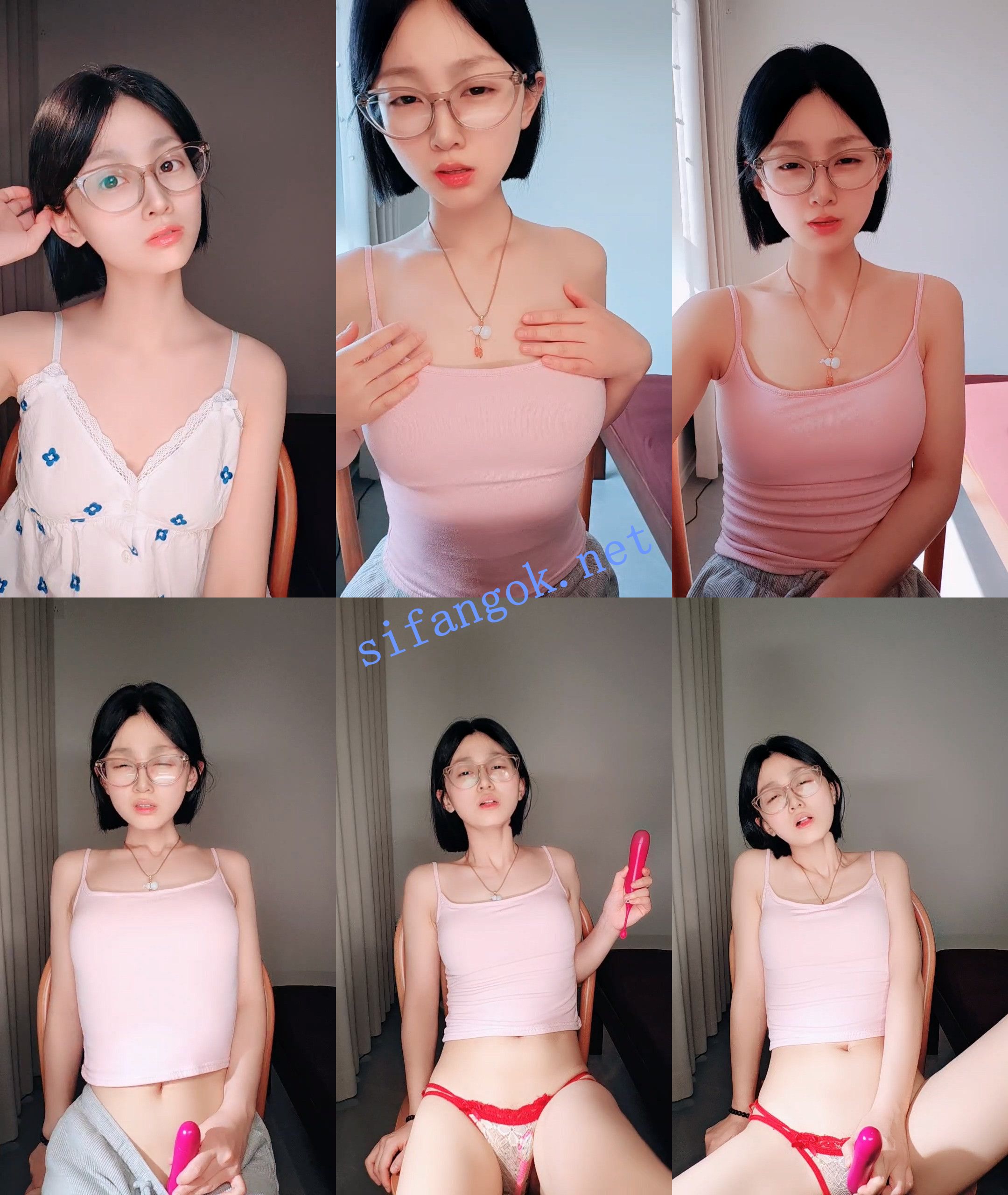 【小肉肉】一股清流!眼镜女大生~骚舞诱惑~道具自慰~喷水!