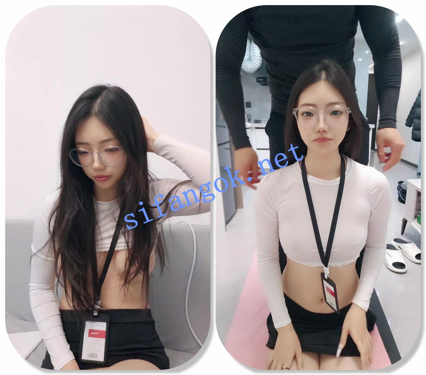 ██职场白领！【爱玩儿的雯雯】在家直播被男友无情啪啪