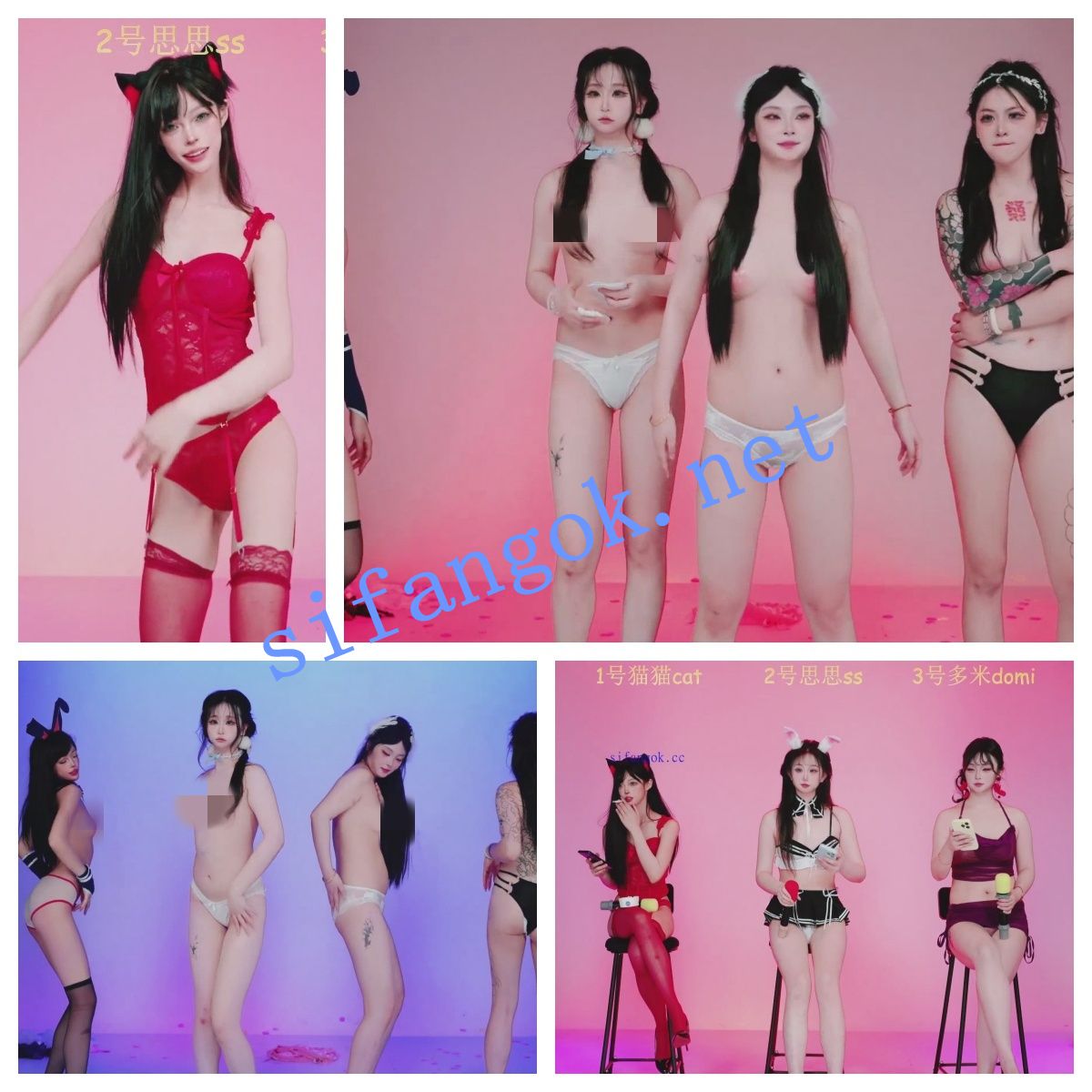 ❤️❤️新星人气女团XG-002 诱惑影子舞+SM裸舞开票秀