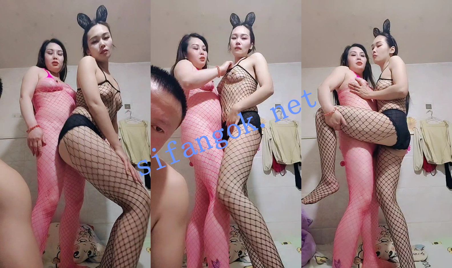 【骚母狗组合】两个嫂子共侍一夫！你争我抢~如饥似渴~