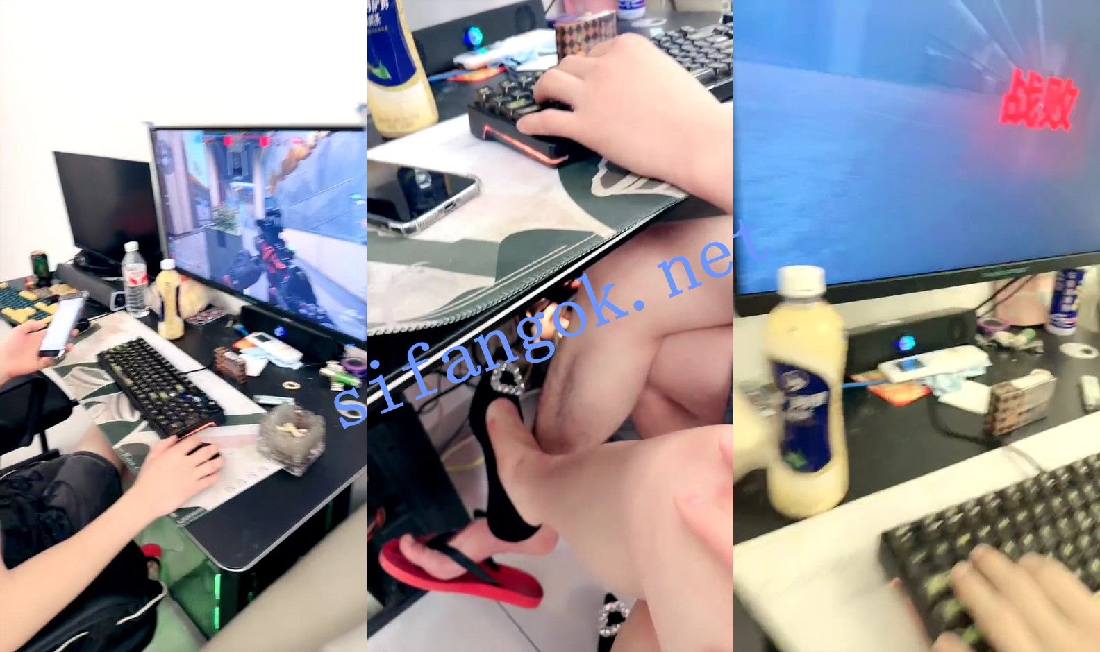 【07清纯美少女】小骚货勾引玩游戏的男友~被射满一脸~