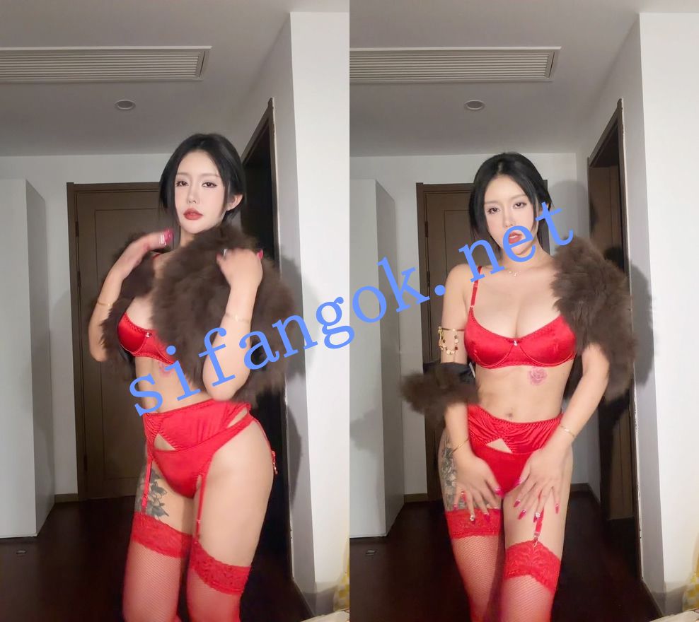 全网大热门-依阳baby定制情趣红内衣全漏道具自慰完整版