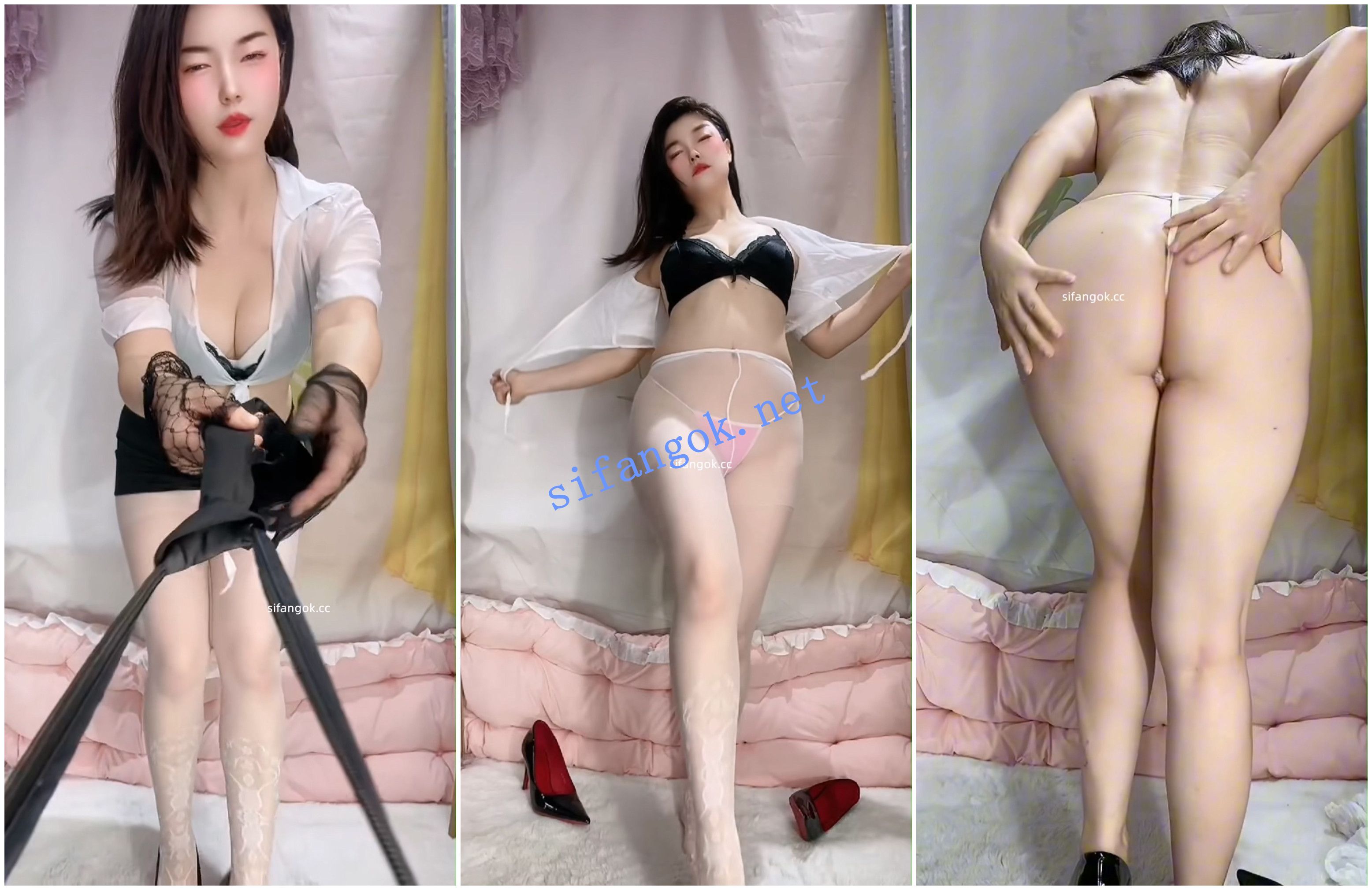 【快手福利】短发风骚御姐【诚诚爱跳舞】脸穴自X裸舞肥臀