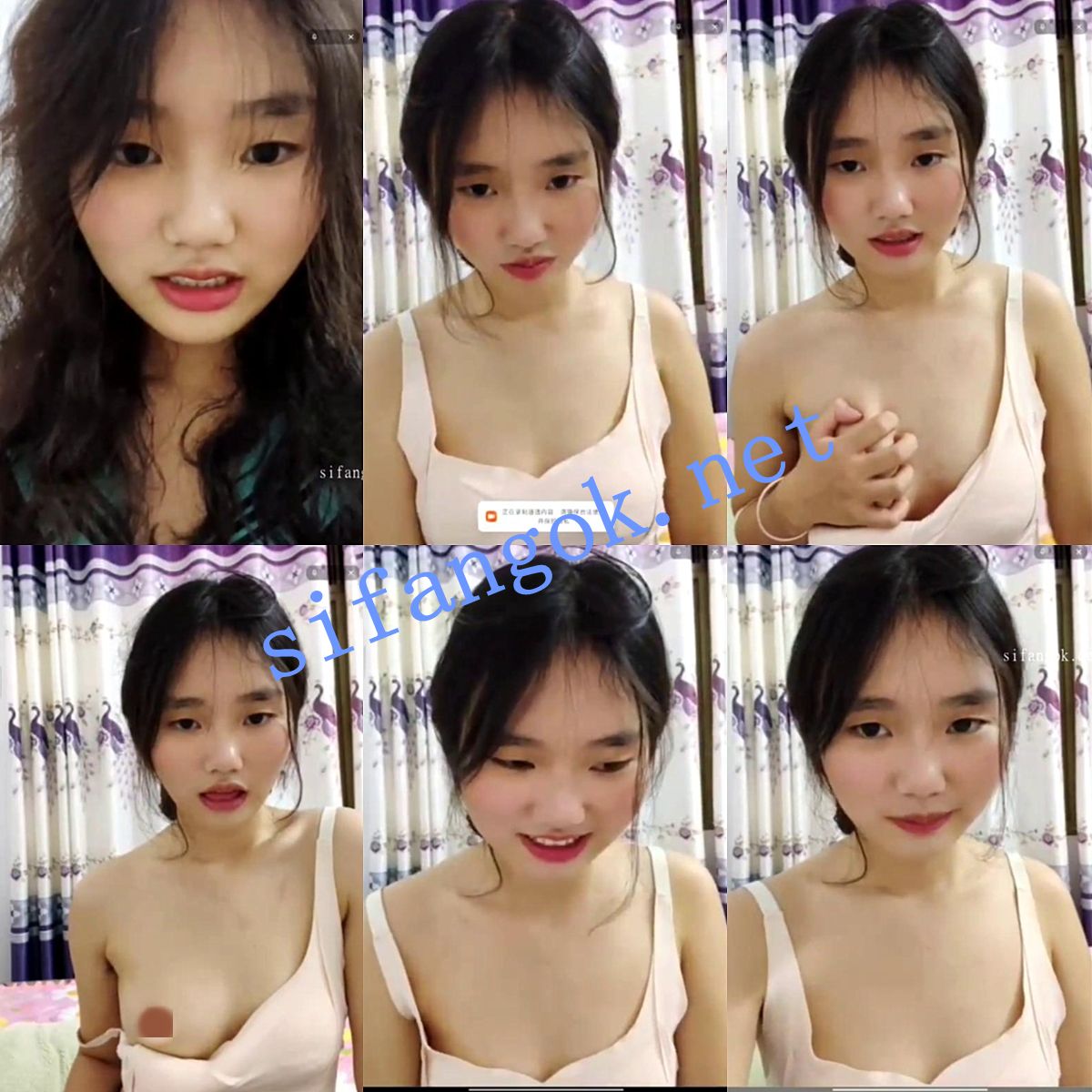 ❤️【一对一】云南大二学生妹 精彩对白 忽悠给看个奶